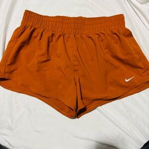 Nike Orange Athletic Shorts